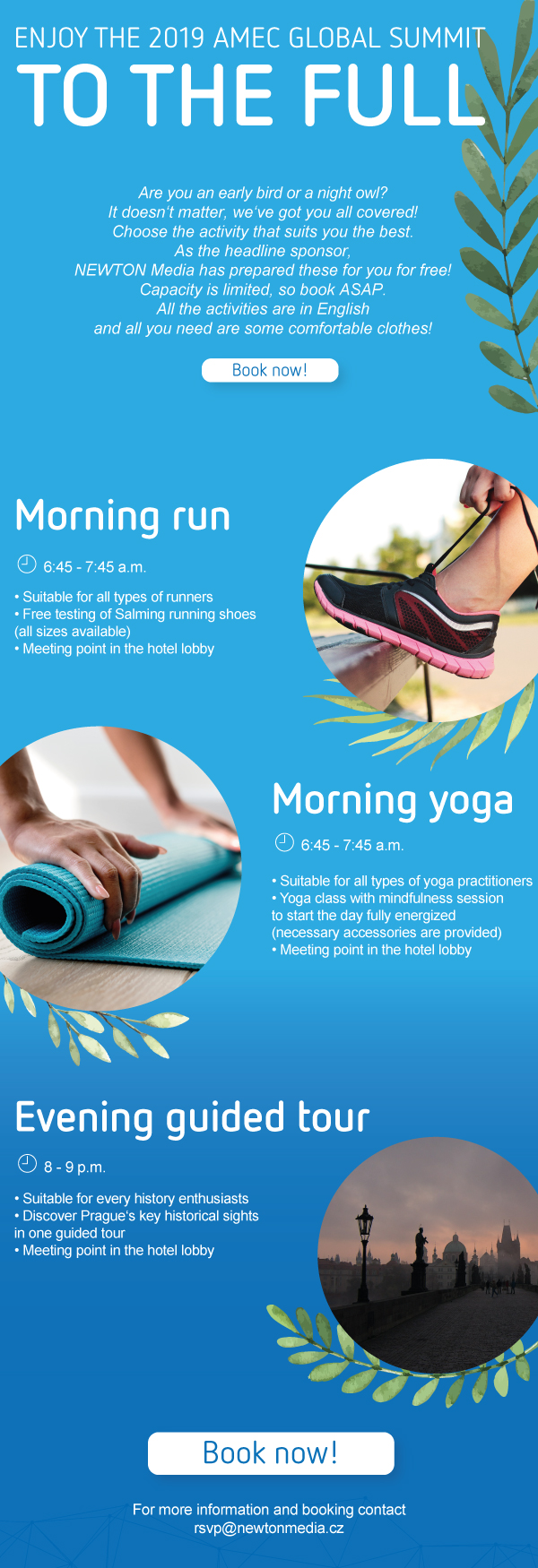 Tour, Yoga and Runs